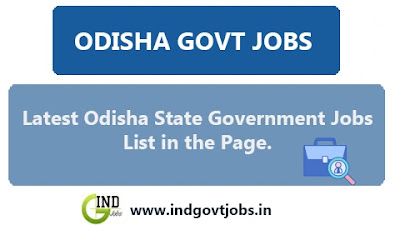 Odisha Govt Jobs