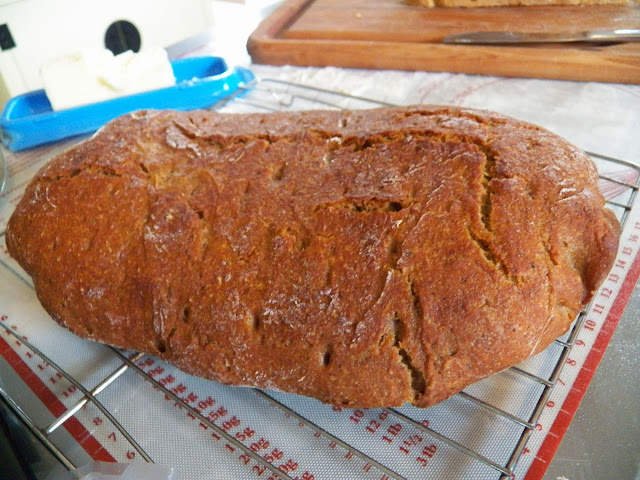 No Knead Rye Bread