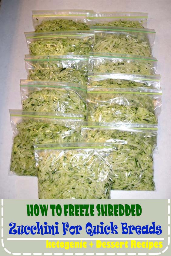 Here's how to freeze shredded zucchini to make your favorite quick bread at your convenience.