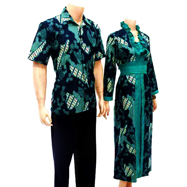  Batik  Sarimbit  Muslim  Model Gamis Batik  Modern Model 