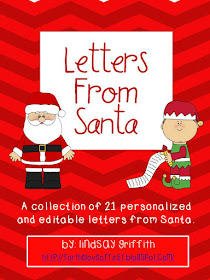 http://www.teacherspayteachers.com/Product/Letters-from-Santa-457854