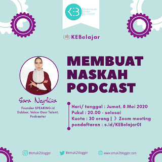 KELAS ONLINE MEMBUAT PODCAST