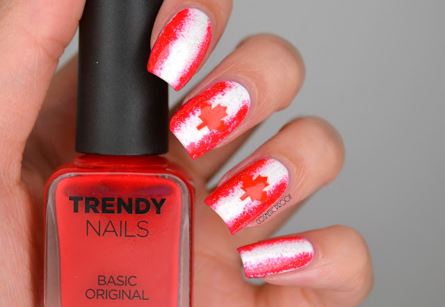 Canada Day Nail Art