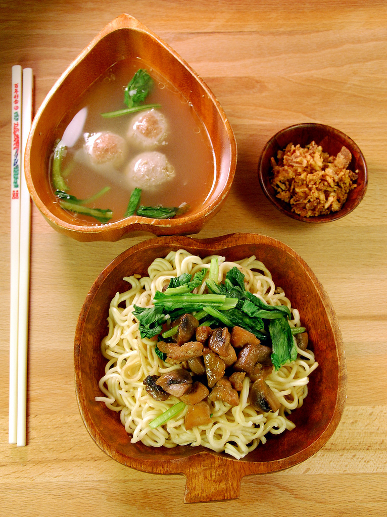 Indonesian food - Mie ayam jamur