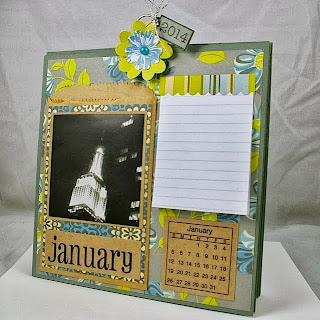 SRM Stickers Blog - Michelle Giraud - #calendar #minicalendar #months #kraftbags