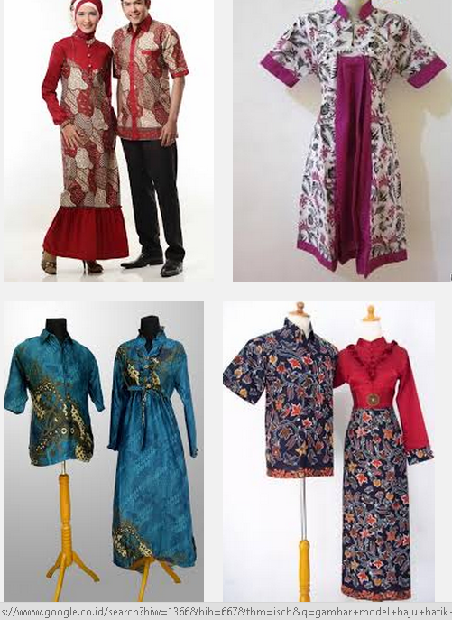 Model baju  batik  wanita untuk pesta  muslimah modern terbaru