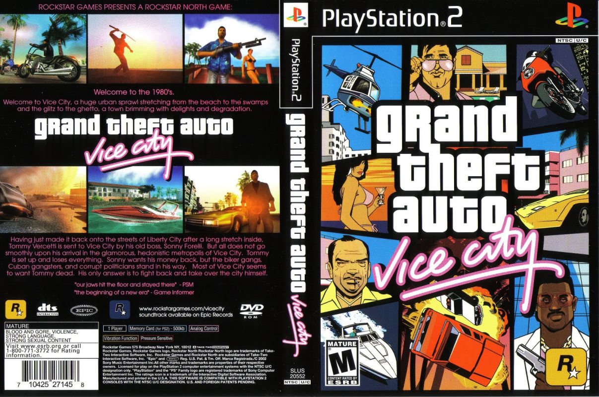 PS INDO GTA Vice City PS2