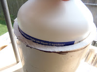 DIY homemade cheese press