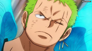 ワンピースアニメ 1014話 ロロノア・ゾロ Roronoa Zoro | ONE PIECE Episode 1014