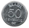 First Cruzado- 50 centavos coin 1986 - 1988