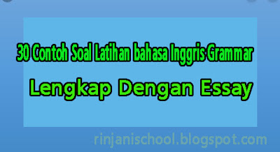 30- contoh -soal –latihan- bahasa- inggris -tentang –grammar-lengkap –dengan- essay