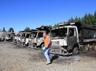 Camionero tras ataque incendiario: "Me destruyeron estos desgraciados"