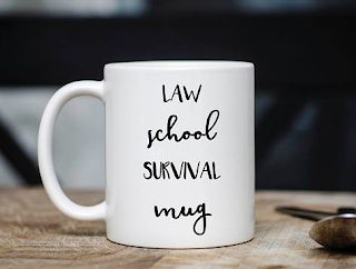 Law School Survival coffee mug | brazenandbrunette.com