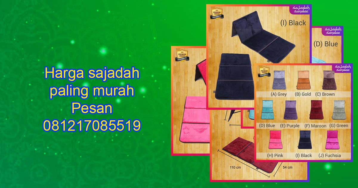 harga sajadah paling murah