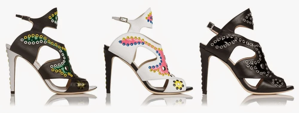 LK Bennett Summer Vinyl Embellished Sandal