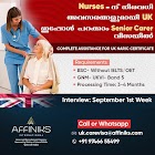 Urgently Required Nurses to UK as a Senior Carer