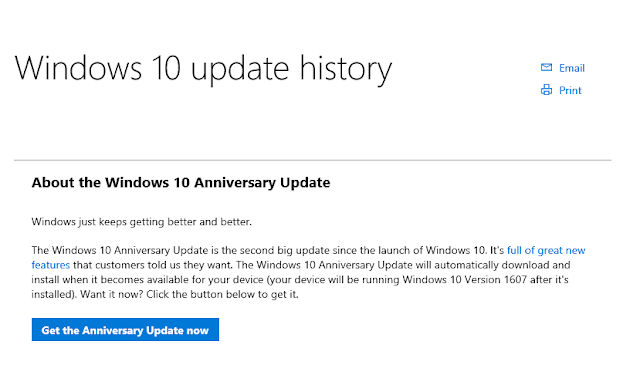 Download Windows 10 Anniversary Update