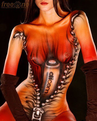 Woman Body Art Paintings