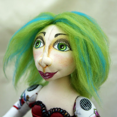 ooak cloth art doll Pip