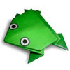 jumping frog origami