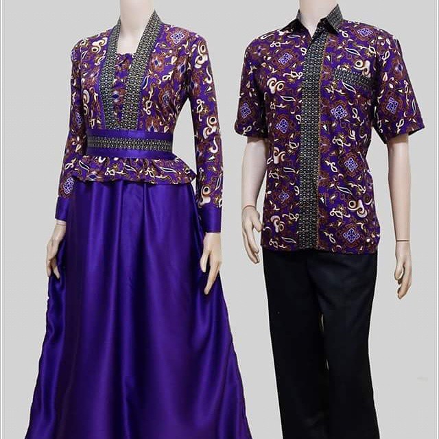  Model  Baju  Gamis  Batik  Wanita Muslimah
