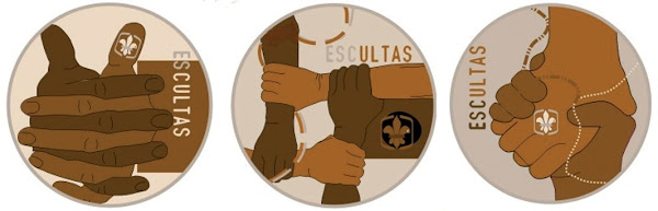 insignias de progresión de Escultas de ASDE - Scouts de España