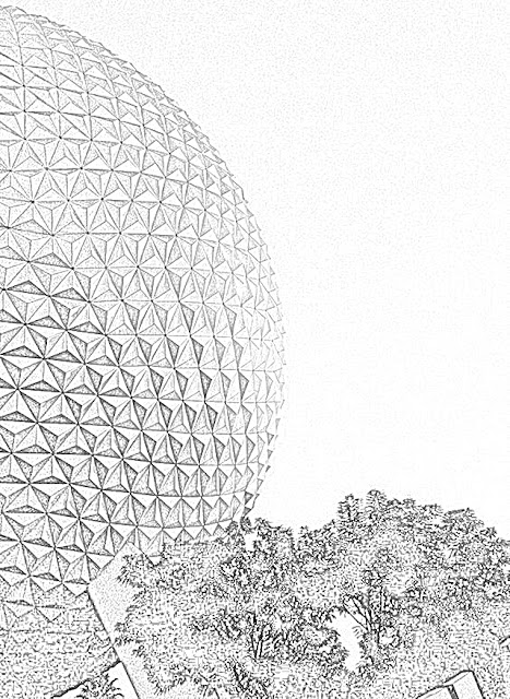 Epcot Walt Disney World coloring.filminspector.com