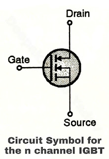 circuit symbol for the n channel IGBT