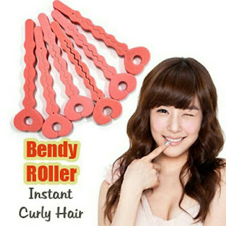 Bendy Hair Curler Roller Membuat Rambut Ikal Alami  
