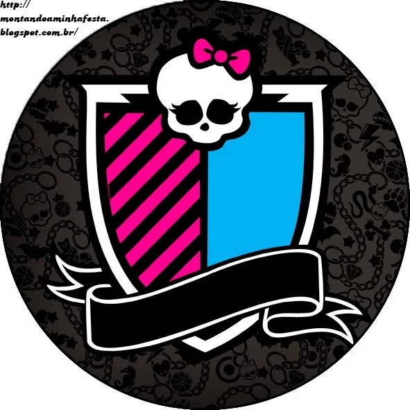 Toppers de Monster High para Imprimir Gratis. 