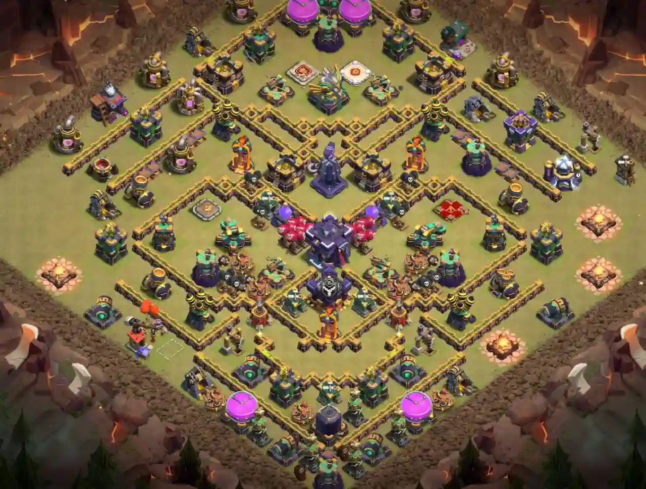 Best TH15 CWL Base Layout Link