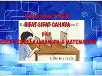 mengenal sifat-sifat cahaya materi kelas 5 SD/MI Semester 2