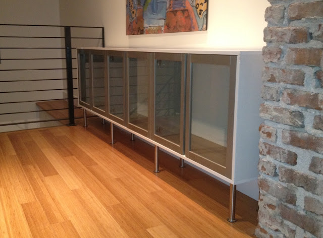 Sideboard from Glass Cupboards in Brilliant White