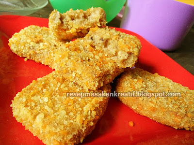 Cemilan kekinian resep nugget pisang crispy sanggup menjadi menu homemade kejutan untuk a Resep Nugget Pisang Goreng Crispy