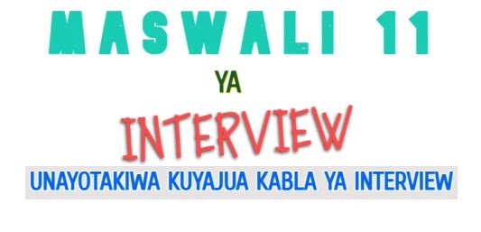 INTERVIEW QUESTIONS