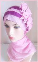 Model jilbab terbaru pink