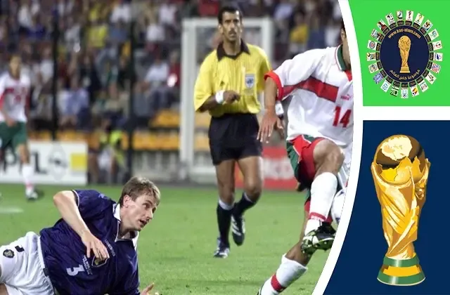 اسكتلندا امام منتخب المغرب في كاس العالم 1998