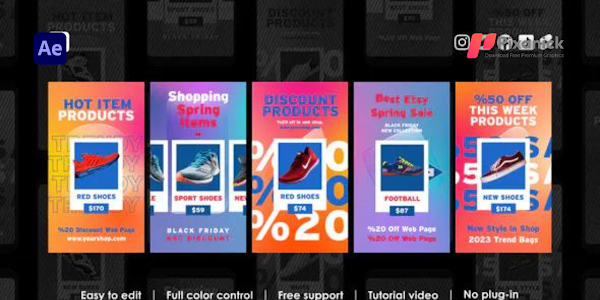 E-Commerce Instagram Reels 49166195 After Effects Template Free Download
