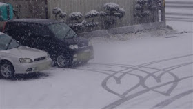 coração neve carros