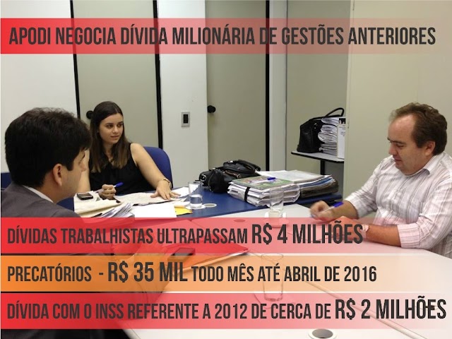 Flaviano negocia dívida milionária da prefeitura de Apodi