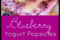 3 Ingredient Blueberry Yogurt Swirl Popsicles.