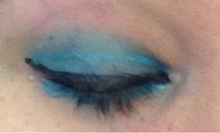 nyx jumbo eye pencil in electric blue and purple velvet the look