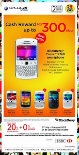 Cash Reward up to Rp 300.000 untuk pembelian BlackBerry