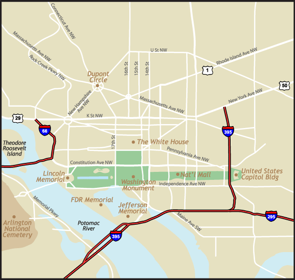 tourist maps of washington dc. Washington+dc+map+state