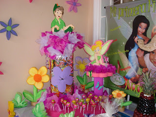 Centros de Mesa Tinkerbell, parte 3