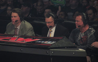 Commentary Announce Table SmackDown Byron Saxton