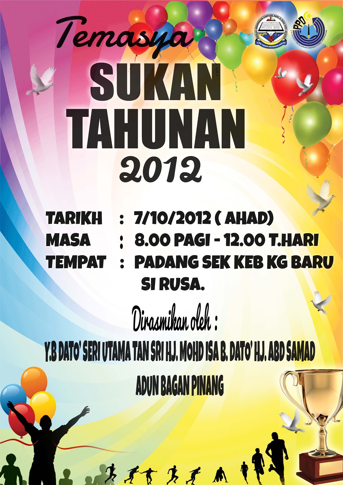 Selamat datang: Temasya Sukan Tahunan SKKBSR 2012 