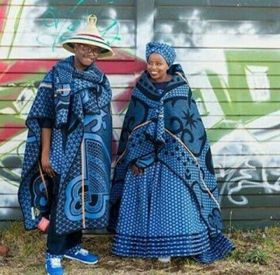 Sotho Traditional Attire.