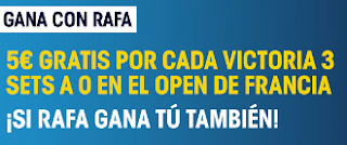 william hill promocion especial Gana con Rafa Open de Francia 2017