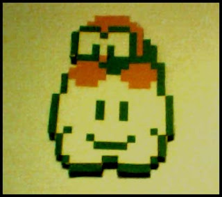 8-bit Super Mario Lakitu Papercraft